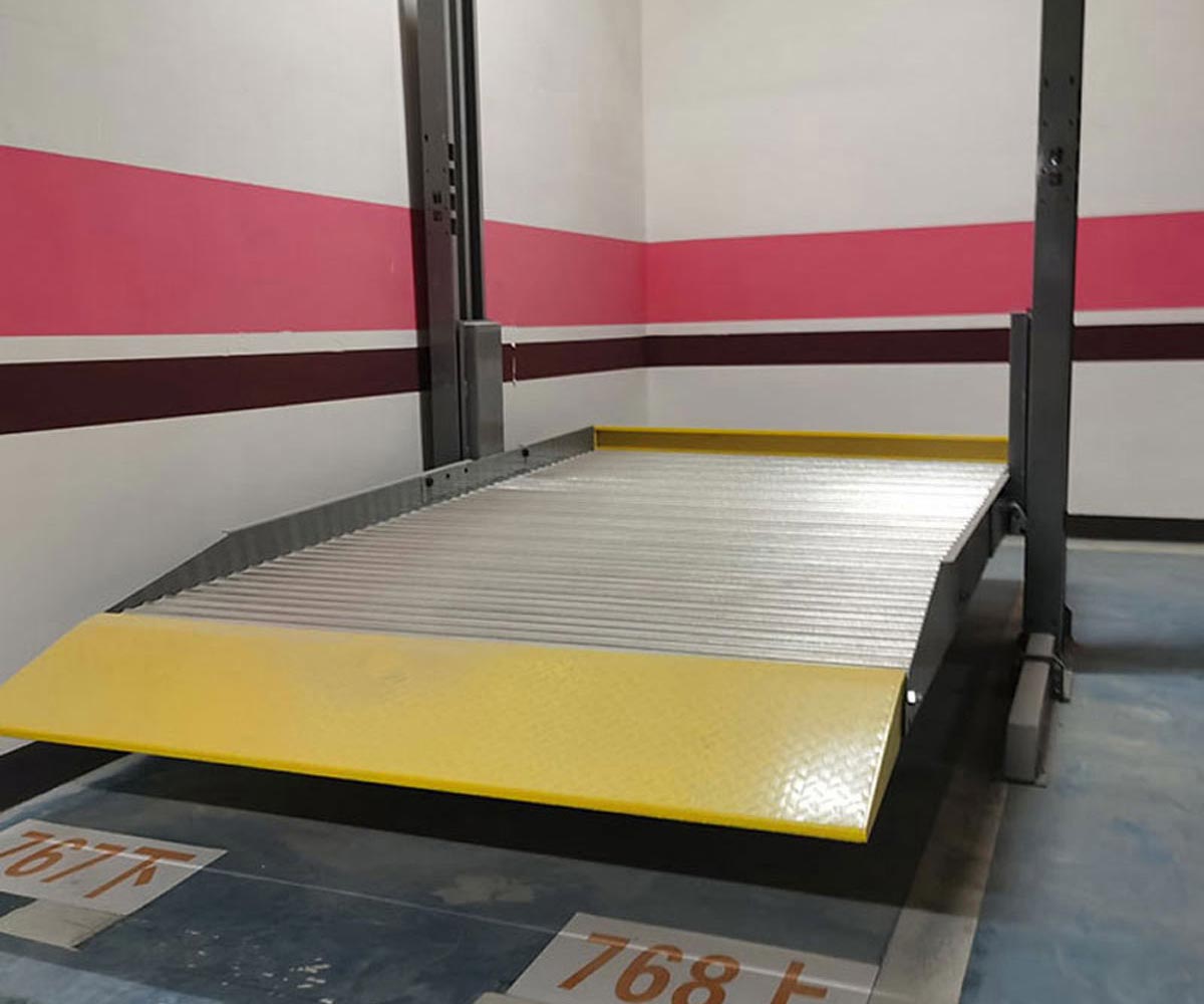 湖南兩層升降橫移機械式立體停車設備維保