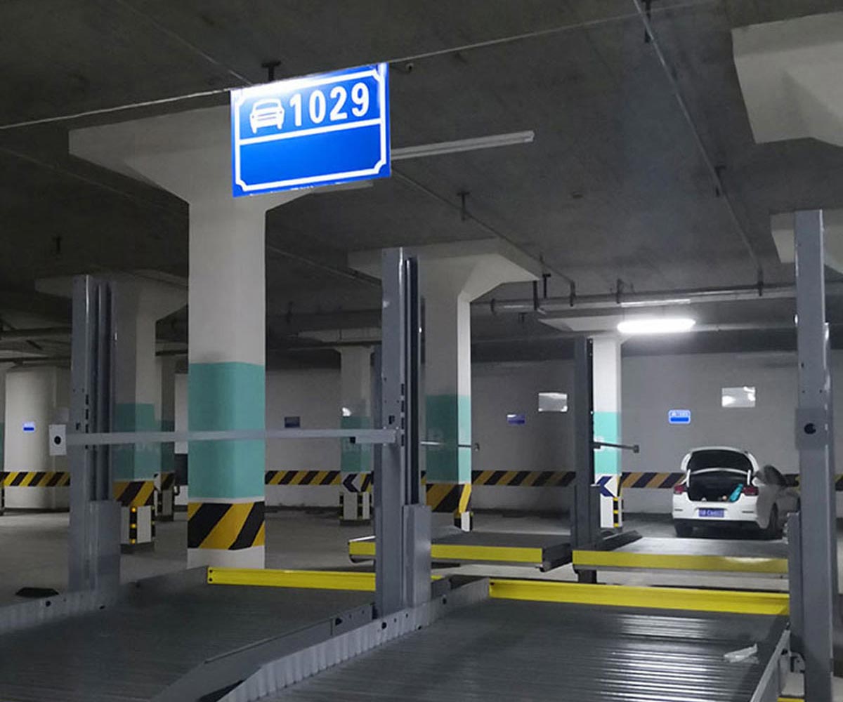 巍山兩層簡易升降機(jī)械立體停車設(shè)備改造