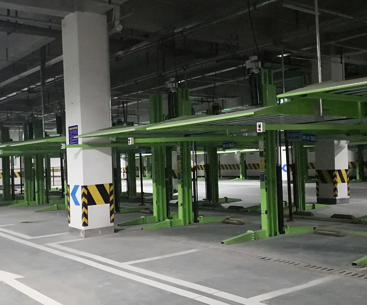 永德小區(qū)地下室簡(jiǎn)易類機(jī)械式立體停車設(shè)備