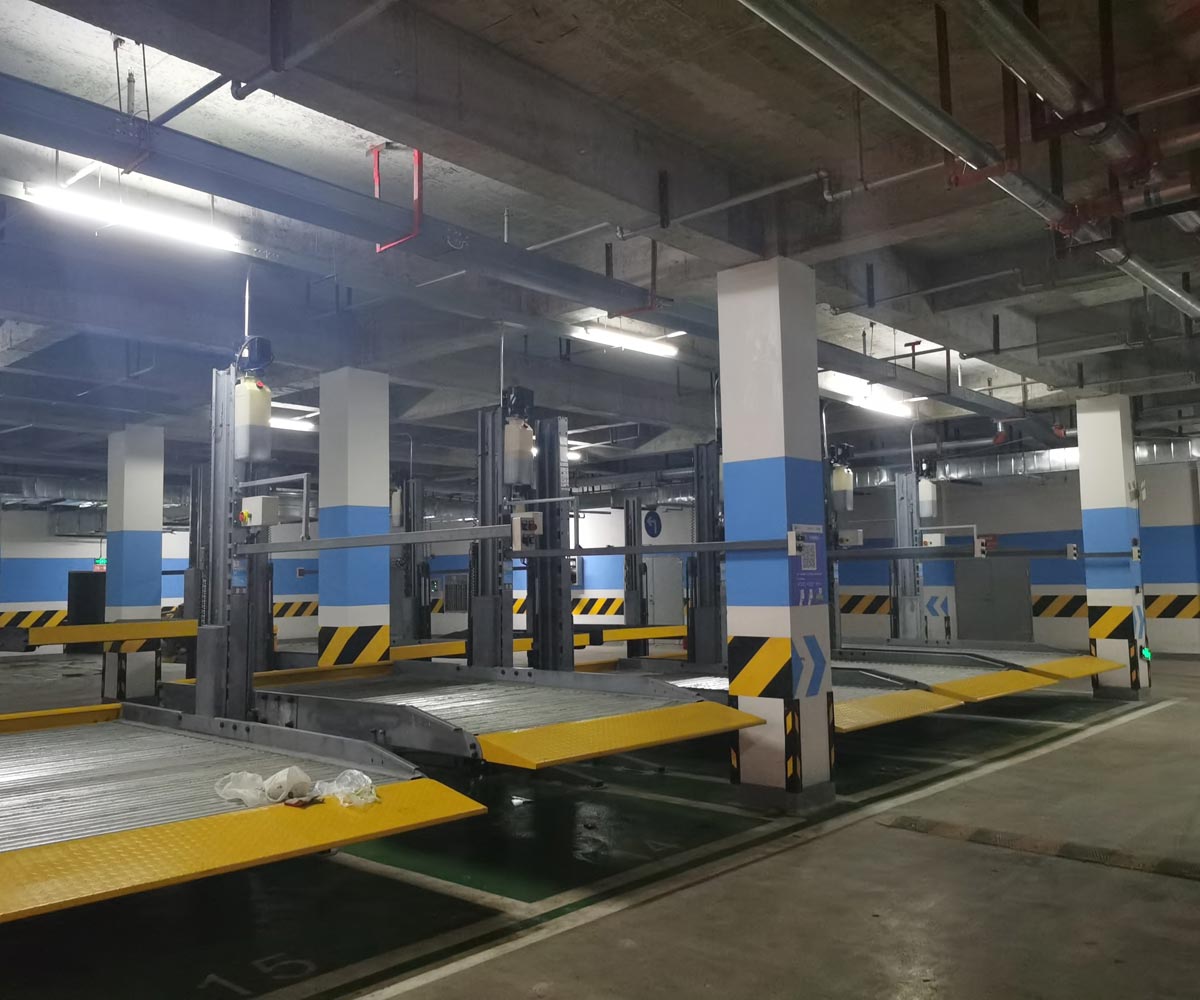 金平地下室二層升降式機械停車