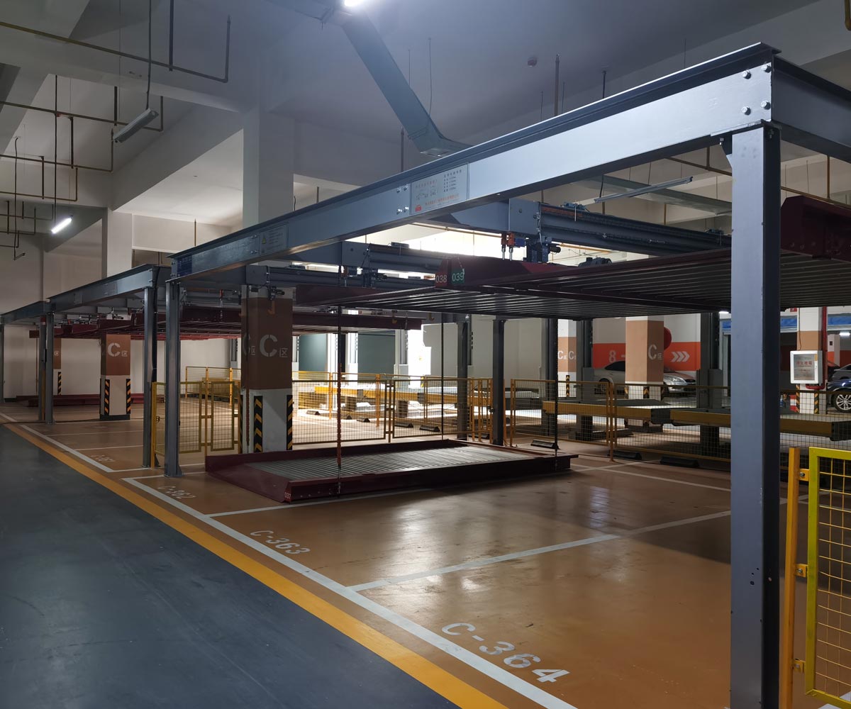 地下室兩柱升降式立體車庫停車設(shè)備 地下室兩柱升降式立體車庫停車設(shè)備