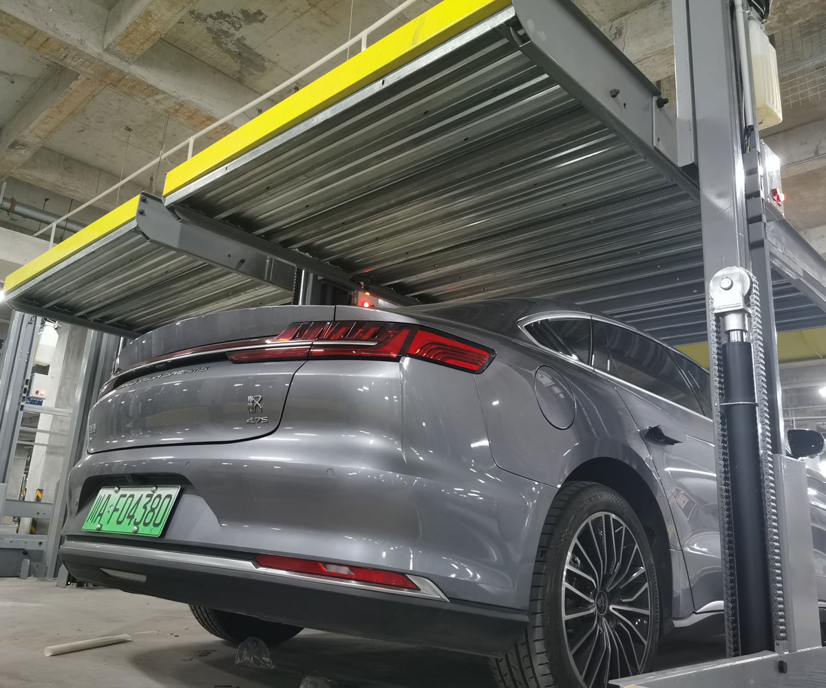 地下室雙柱簡易升降類機(jī)械式停車庫