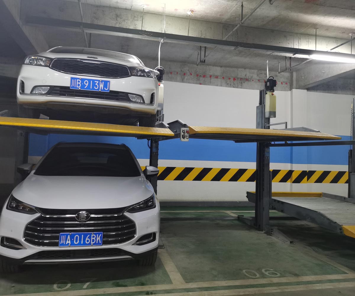 湖南地下室家用簡易升降停車庫