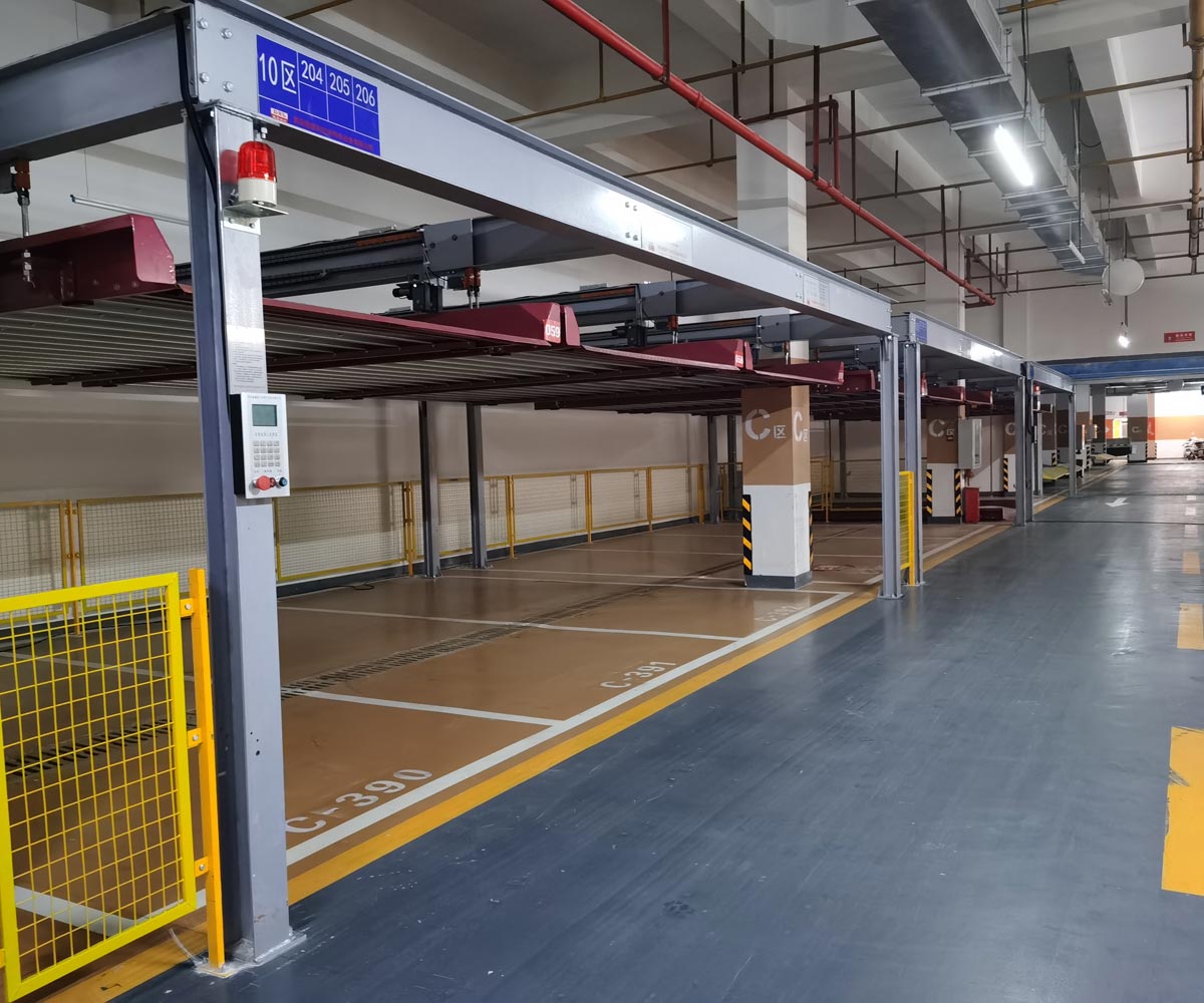 富源地下室雙層簡易升降機械式停車庫