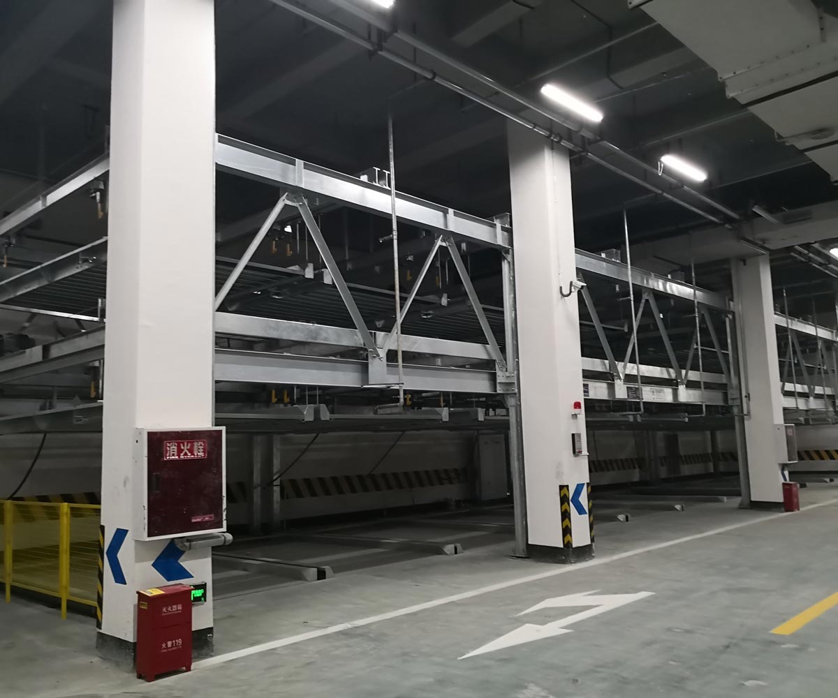 新平單列PSH2二層升降橫移機械式停車設(shè)備